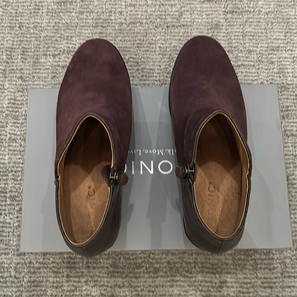 Vionic Marissa Water Repellent Suede Ankle Boots - Chocolate 8 - Picture 5 of 7